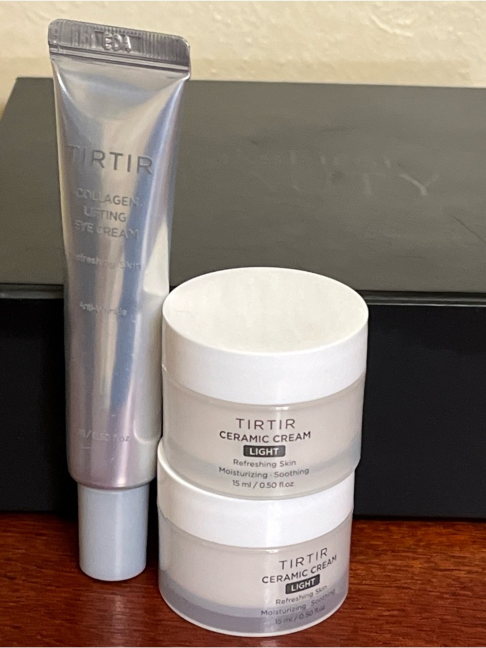 TIRTIR collagen lifting eye cream and ceramic cream bundle